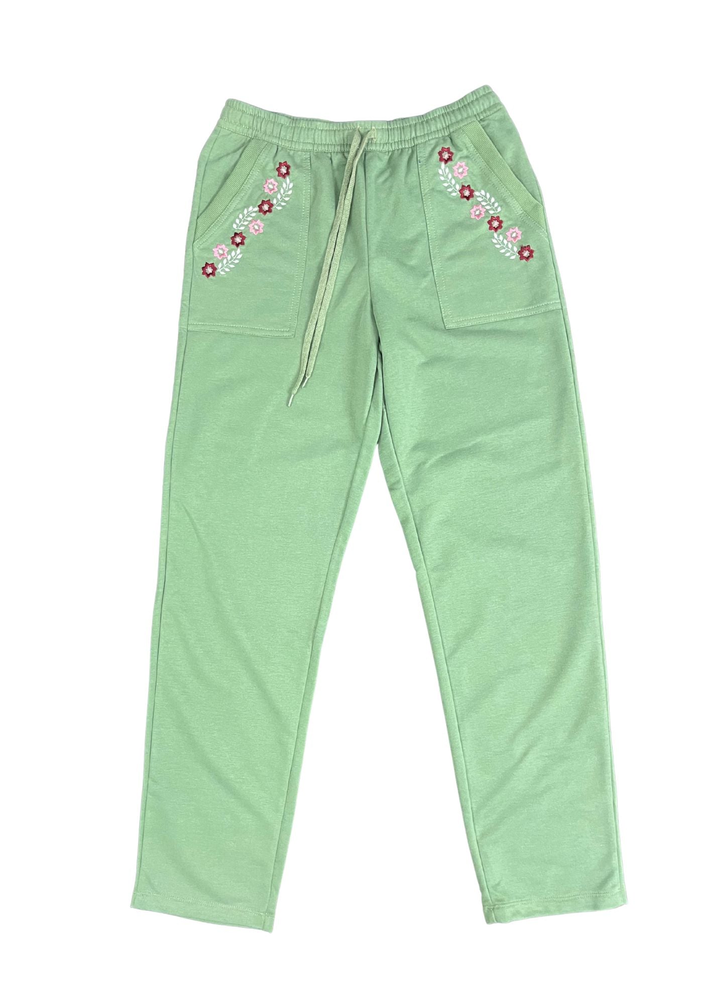 43744B pantalón sudadera silueta amplia, algodón burda.