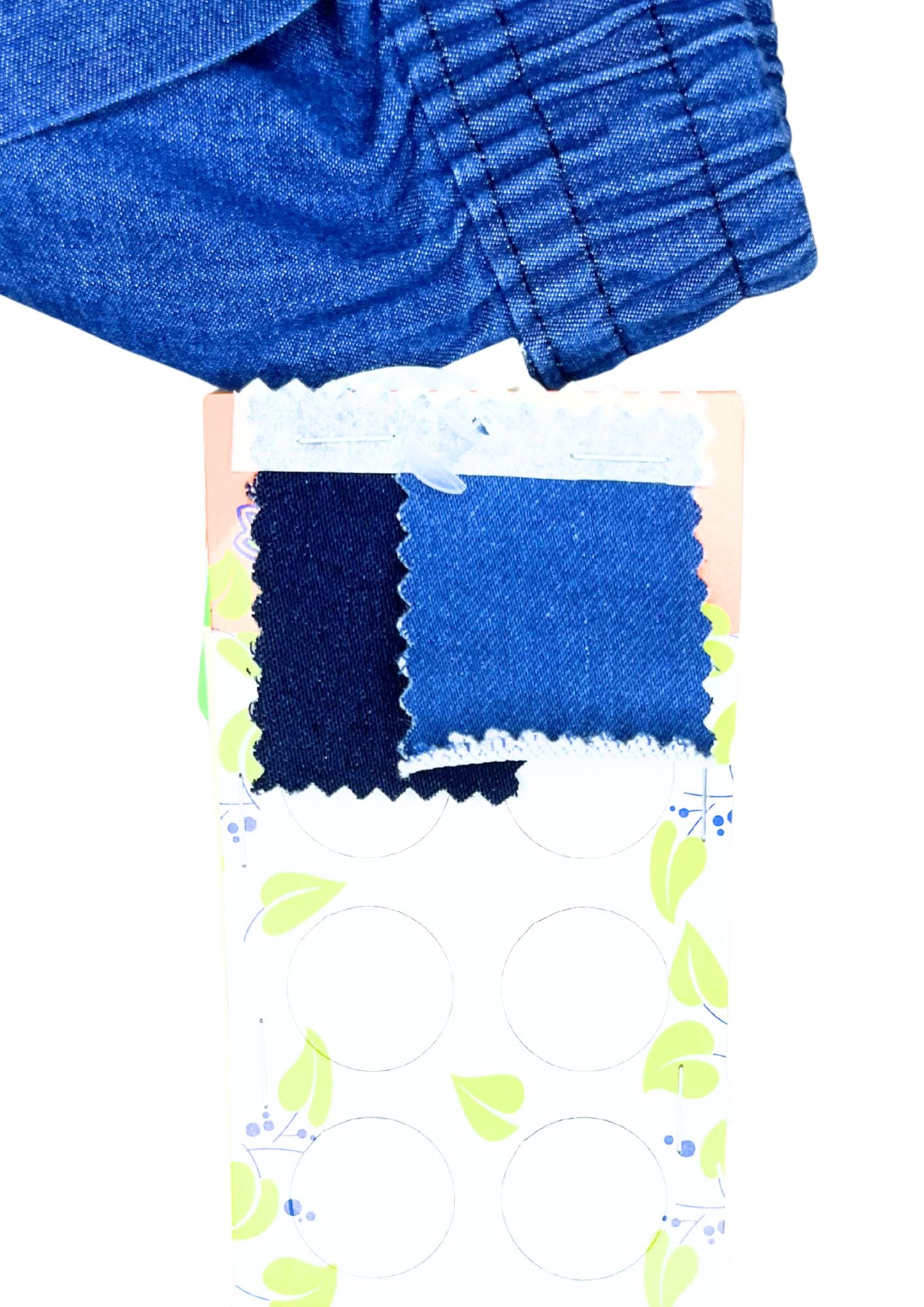 33829B capri silueta amplia, chambray.