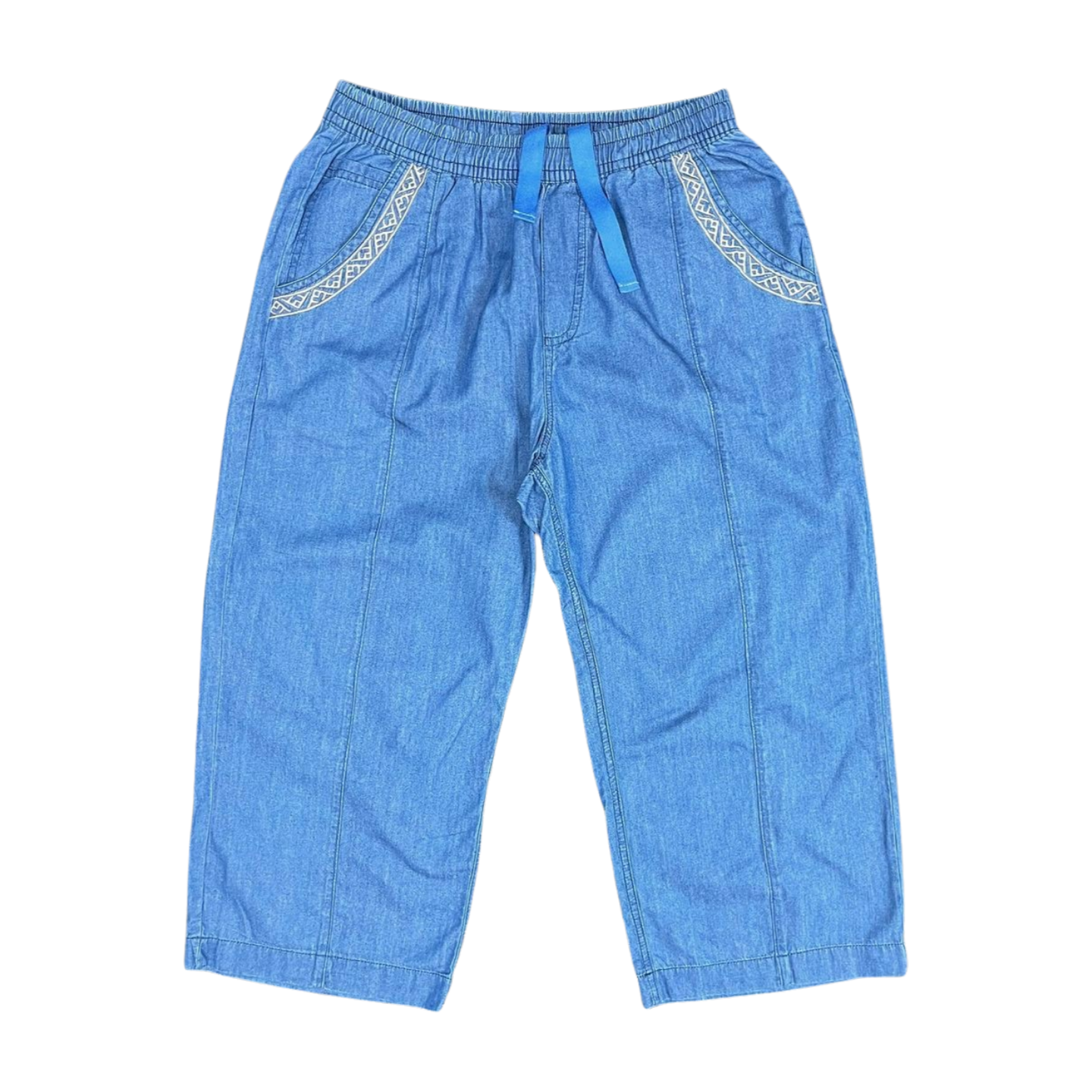 33826B capri silueta amplia, chambray.