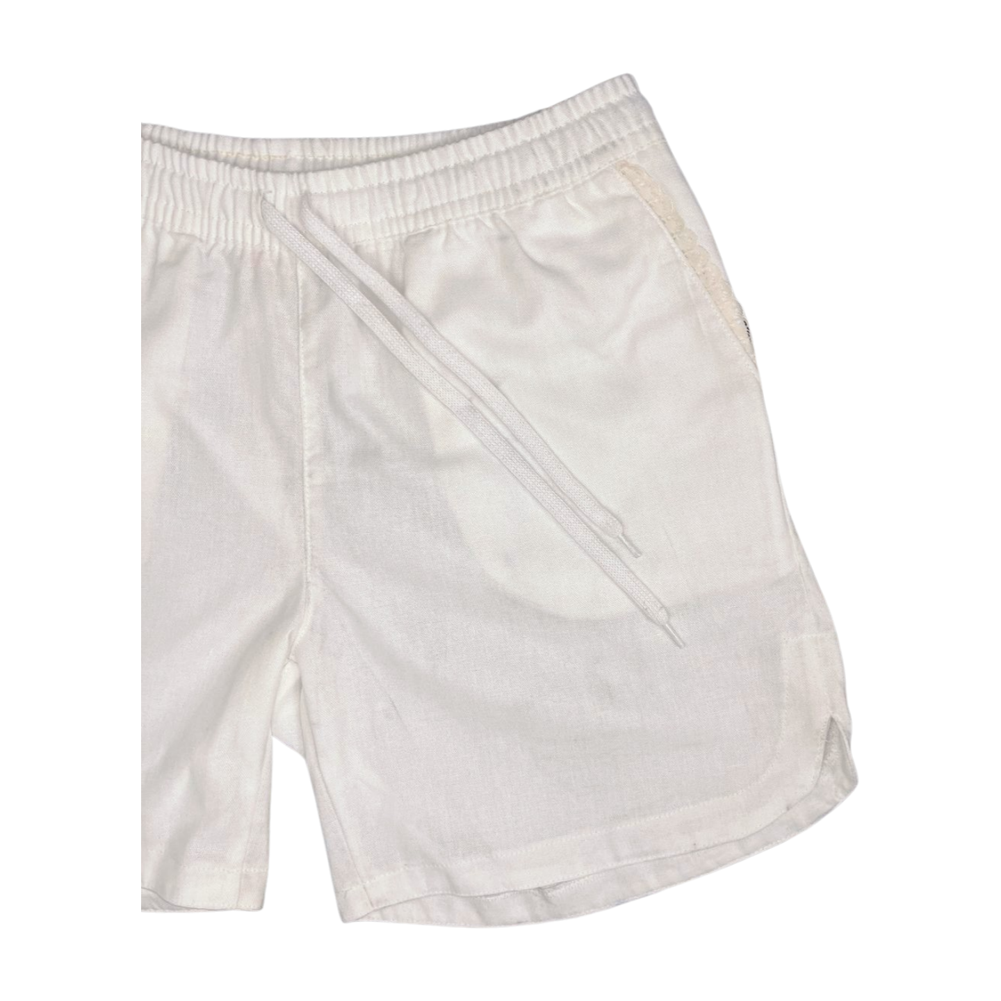 33048A short lino silueta ajustada.