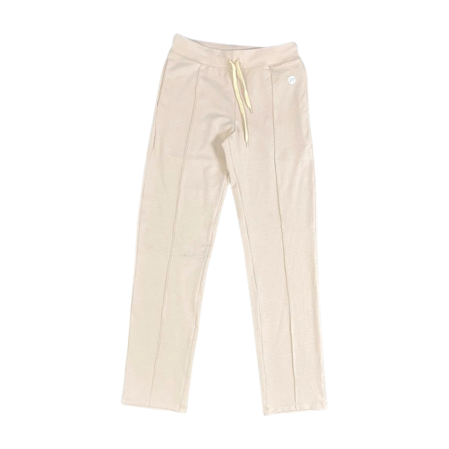 43393A Pantalón sudadera silueta ajustada, pretina cómoda, algodón burda